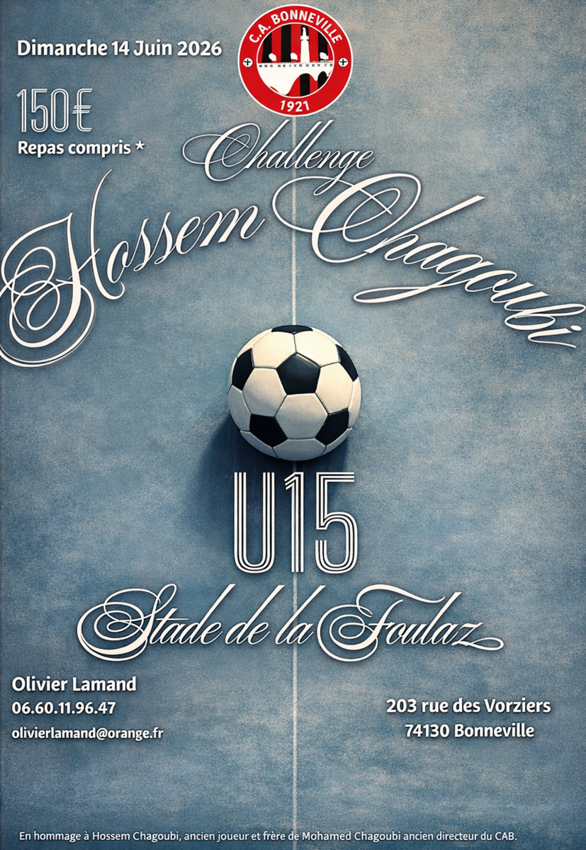 ⚽ Challenge Hossem Chagoubi – U15