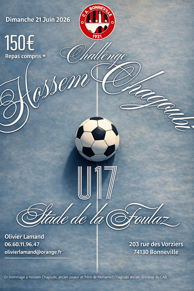 ⚽ Challenge Hossem Chagoubi – U17