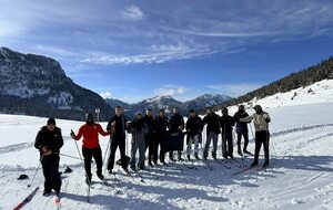 Moment de cohésion pour l'équipe fanion
