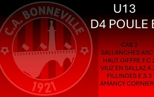 Equipe U13 D4 poule B