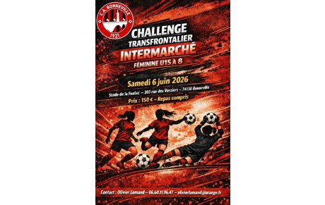 ⚽ Challenge Transfrontalier Intermarché – Féminines U15 à 8